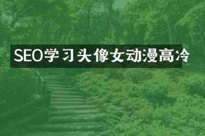 SEO学习头像女动漫高冷
