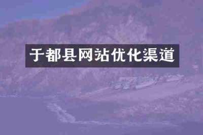 于都县网站优化渠道