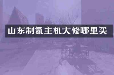 山东制氮主机大修哪里买