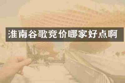 淮南谷歌竞价哪家好点啊