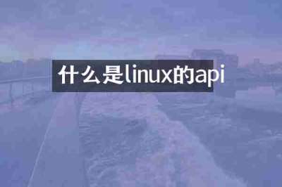 什么是linux的api