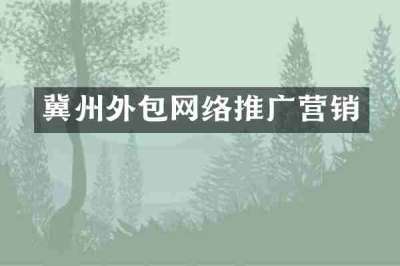 冀州外包网络推广营销