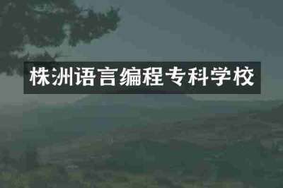株洲语言编程专科学校