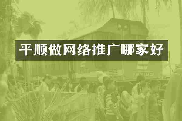 平顺做网络推广哪家好