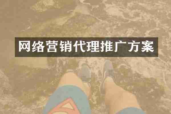 网络营销代理推广方案