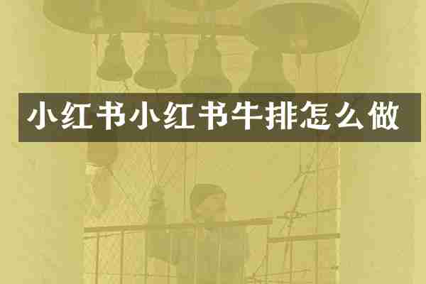 小红书小红书牛排怎么做