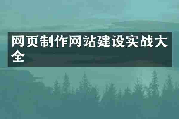 网页制作网站建设实战大全