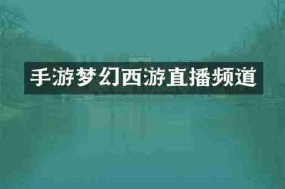 手游梦幻西游直播频道