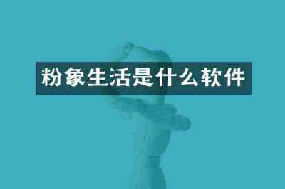 粉象生活是什么软件