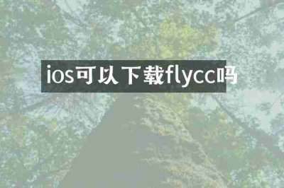 ios可以下载flycc吗