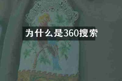 为什么是360搜索