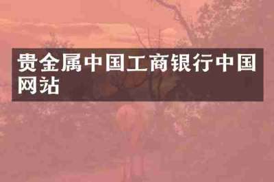 贵金属中国工商银行中国网站