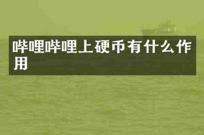 哔哩哔哩上硬币有什么作用