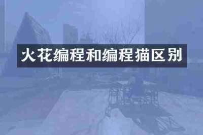 火花编程和编程猫区别