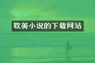 耽美小说的下载网站