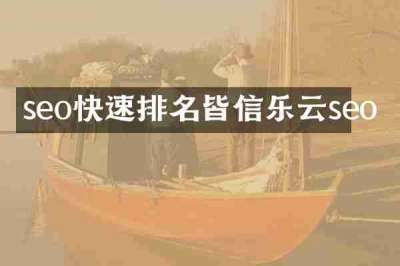 seo快速排名皆信乐云seo