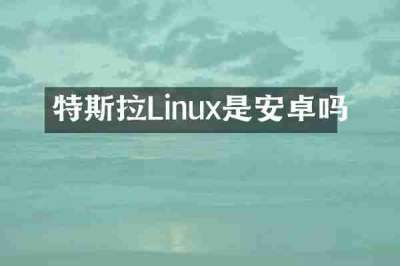特斯拉Linux是安卓吗