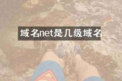 域名net是几级域名