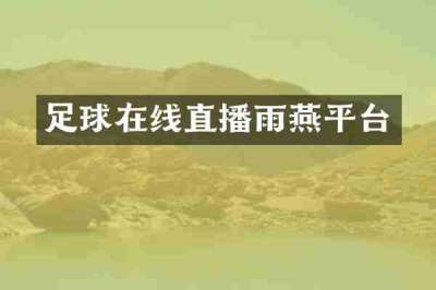 足球在线直播雨燕平台