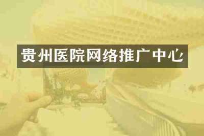 贵州医院网络推广中心