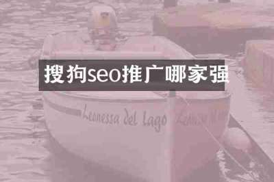 搜狗seo推广哪家强