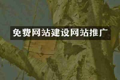 免费网站建设网站推广