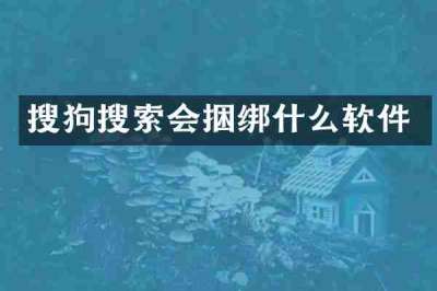 搜狗搜索会捆绑什么软件