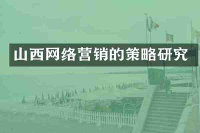 山西网络营销的策略研究