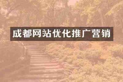 成都网站优化推广营销