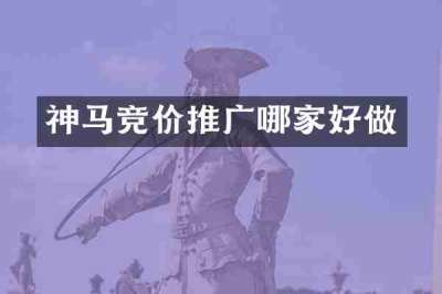 神马竞价推广哪家好做