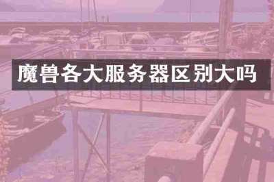 魔兽各大服务器区别大吗