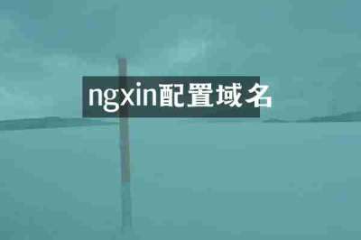 ngxin配置域名
