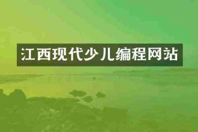 江西现代少儿编程网站