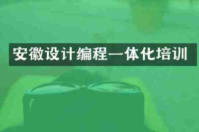 安徽设计编程一体化培训