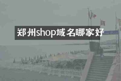 郑州shop域名哪家好
