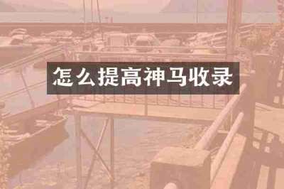 怎么提高神马收录