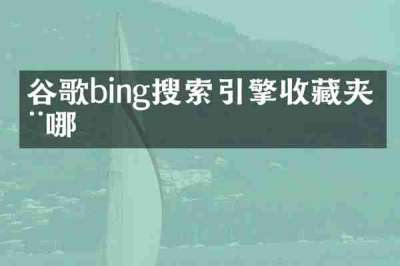 谷歌bing搜索引擎收藏夹在哪