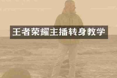 王者荣耀主播转身教学