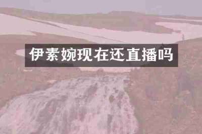 伊素婉现在还直播吗