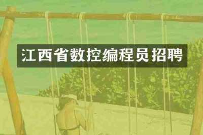 江西省数控编程员招聘