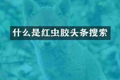 什么是红虫胶头条搜索
