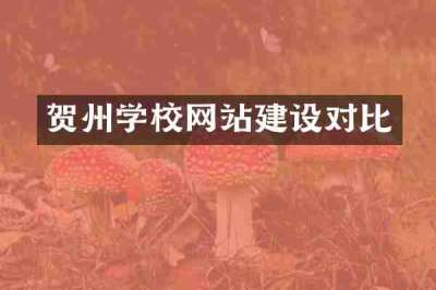 贺州学校网站建设对比
