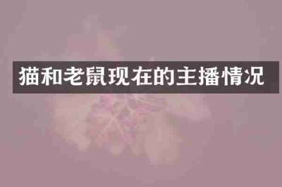 猫和老鼠现在的主播情况