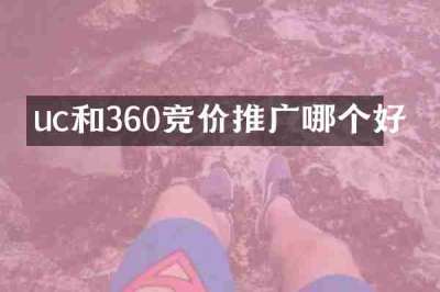 uc和360竞价推广哪个好