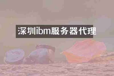 深圳ibm服务器代理