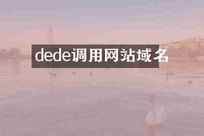 dede调用网站域名