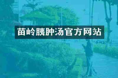 苗岭胰肿汤官方网站